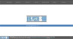 Desktop Screenshot of bergpiscine.it