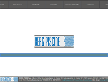Tablet Screenshot of bergpiscine.it